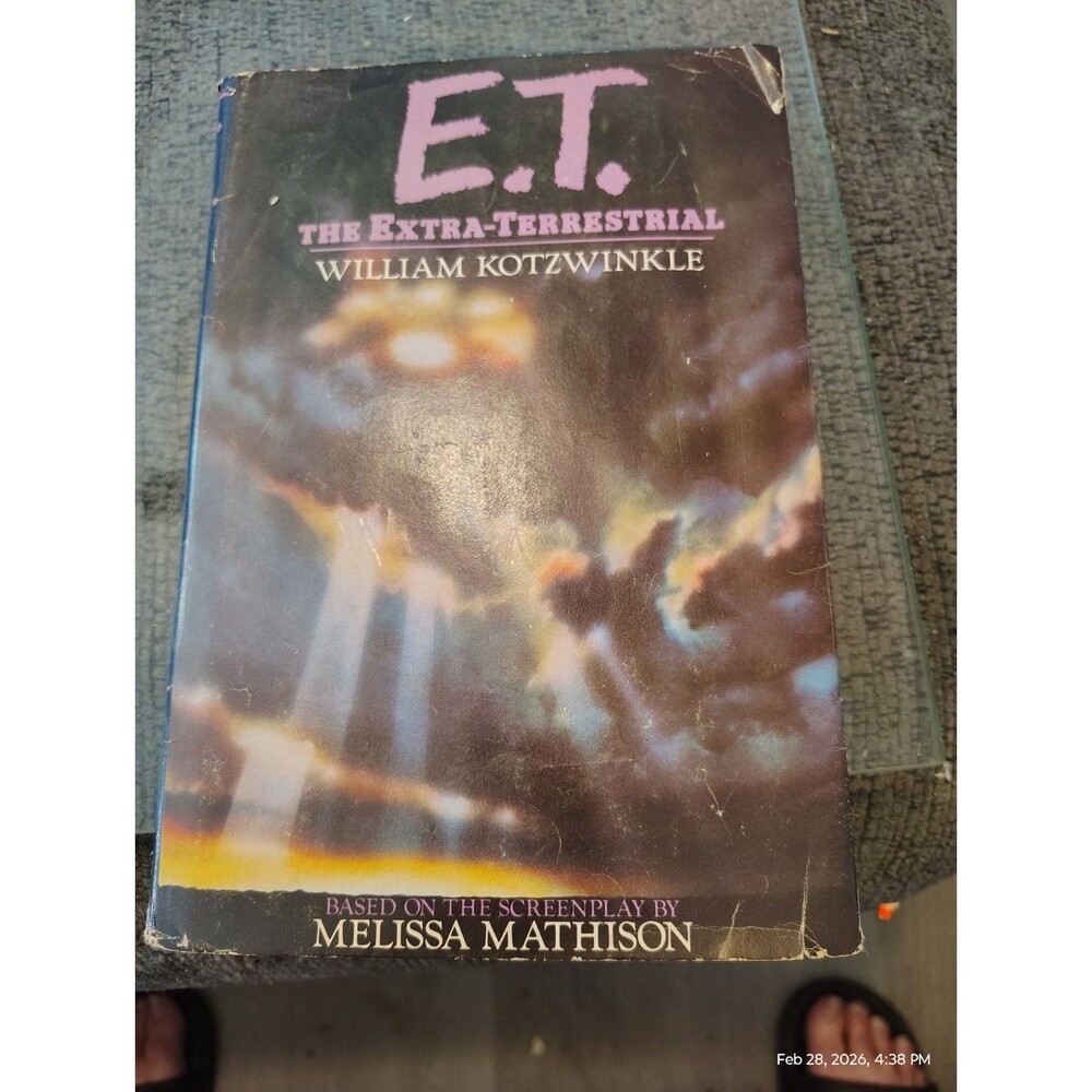 E.T. The Extra-Terrestrial HC 1982 William Kotzwinkle MCA w/DJ Ex-Library